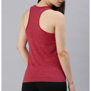 เสื้อกล้ามออกกำลังกายผู้หญิงสีตามสั่ง โลโก้ด้านหน้า ผ้าฝ้าย 100% เป็นมิตรกับสิ่งแวดล้อม แห้งเร็ว ระบายอากาศได้ดี - Product Image 4