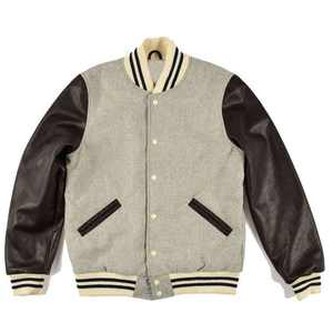 Fabricants OEM pour les marques de vêtements, vestes varsity personnalisées pour hommes, manches en cuir PU personnalisées, vestes Letterman pour hommes - Product Image 4