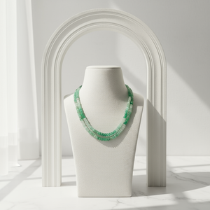 Collar Étnico de Perlas de Crisoprasa para Mujer, Ideal para Regalo de Boda o Fiesta - Product Image 2