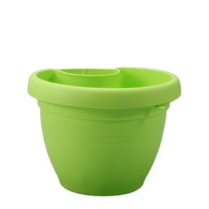 <span class=keywords><strong>Pot</strong></span> de fleur en plastique suspendu en gros à bas prix décor de plantation de croissant vertical avec trou de drainage pour tuyau mur jardin extérieur - Product Image 1