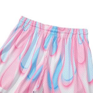 Shorts de sport pour hommes en maille 100 % polyester, fabriqués en usine, coupe régulière, avec trous respirants, personnalisables par sublimation intégrale - Product Image 3