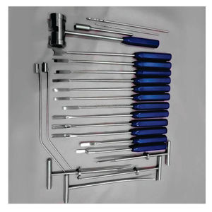 Nouvel ensemble d'instruments orthopédiques pour l'élimination du ciment, 22 pièces, en acier inoxydable, faible MOQ, prix de gros, qualité supérieure, Medtrust Surgical CE - Product Image 2