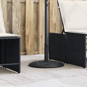 Base para Sombrilla Mediana en Polietileno Negro y Concreto para Sombrillas y Bases de Patio - Product Image 1