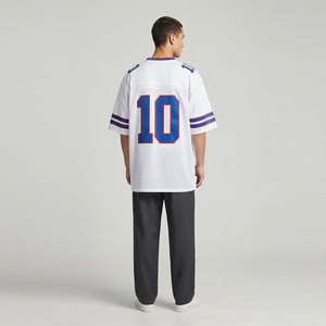 Custom Made American Football Jerseys Customized Team <b>Name</b> Short Sleeve Lightweight Moisture-Wicking Breathable Sportswear - Product Image 5