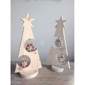 Elegante Árbol de Navidad de Madera y MDF para Centro de Mesa de Boda y Decoraciones - Product Image 3