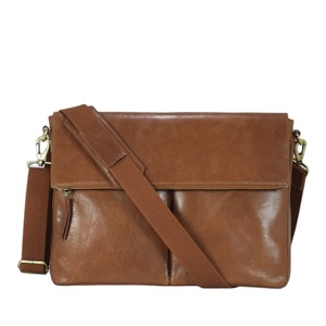 Bolso con solapa de cuero Vintage marrón oscuro hecho a mano de alta calidad, proveedor indio superior, fabricante Saman Exports - Product Image 1
