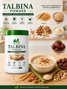 Polvo de Talbina Premium 200g con Leche de Cebada Tostada e Ingredientes Naturales Ricos en Nutrientes para la Digestión, Energía y Bienestar Diario - Product Image 6