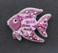 Broche décorative en forme d'animal en perles de rocaille, bijoux faits à la main à prix abordable