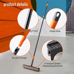 Kit Secchio Pieghevole e Mop con Spugna - Sistema di Pulizia Pavimenti Senza Mani per Casa, Pulizia e Conservazione del Secchio - Product Image 3