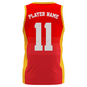 Camiseta de Baloncesto Unisex, Uniforme Personalizado por Sublimación, Ropa Deportiva Transpirable, Nombre y Número Personalizados, Kit de Malla, Tallas Grandes - Product Image 2