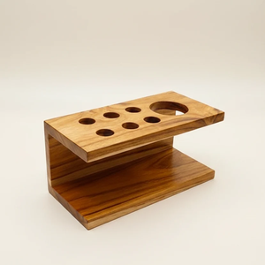 Unique Style Square Shape Wooden <b>Toothbrush</b> <b>and</b> <b>Toothpaste</b> <b>Holder</b> Latest Design best Handcrafted Item - Product Image 5