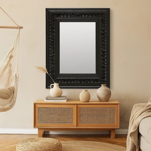 Modern Vintage <b>Wall</b> Mirror for Entryway Elegant Handcrafted Border Design with Premium Decorative Charm - Product Image 2