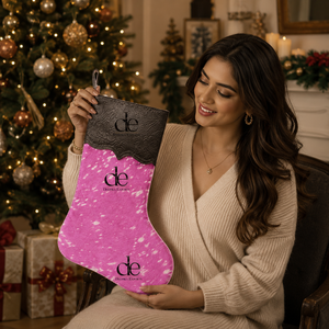 Metallic Leather Christmas Stocking New Arrival For Family Christmas Tree Fireplace Hanging and Party Decoration <b>Gift</b> Bag - Product Image 6