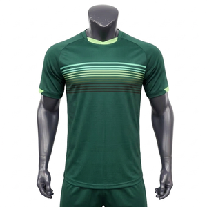 Camiseta de Fútbol Sublimada de Moda, Manga Corta, Cuello Redondo, Secado Rápido, Uniformes de Fútbol con Nombre y Número del Equipo - Product Image 1