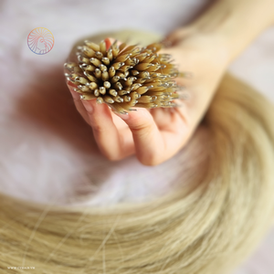 Meilleur prix Kératine U Tip Human Remy Hair Extensions No Tangle No Screding Natural Wave and Loose Deep Wave Styles Low quantité minimale de commande - Product Image 5