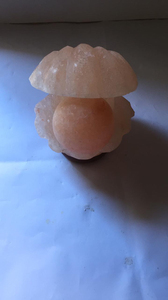 Lámpara de Sal del Himalaya Rosa Natural, Hecha a Mano, de Cristal, Decorativa, para Iluminación del Hogar, Dormitorio, Sala de Estar, Oficina, Mesa de Noche - Product Image 4