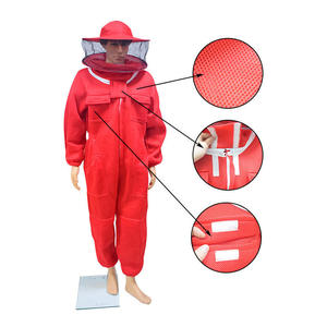 Traje de Apicultura de Cuerpo Completo para Adultos con Velo Ventilado y Guantes, Unisex, 90% Algodón, 10% Poliéster, Marca Personalizada - Product Image 4