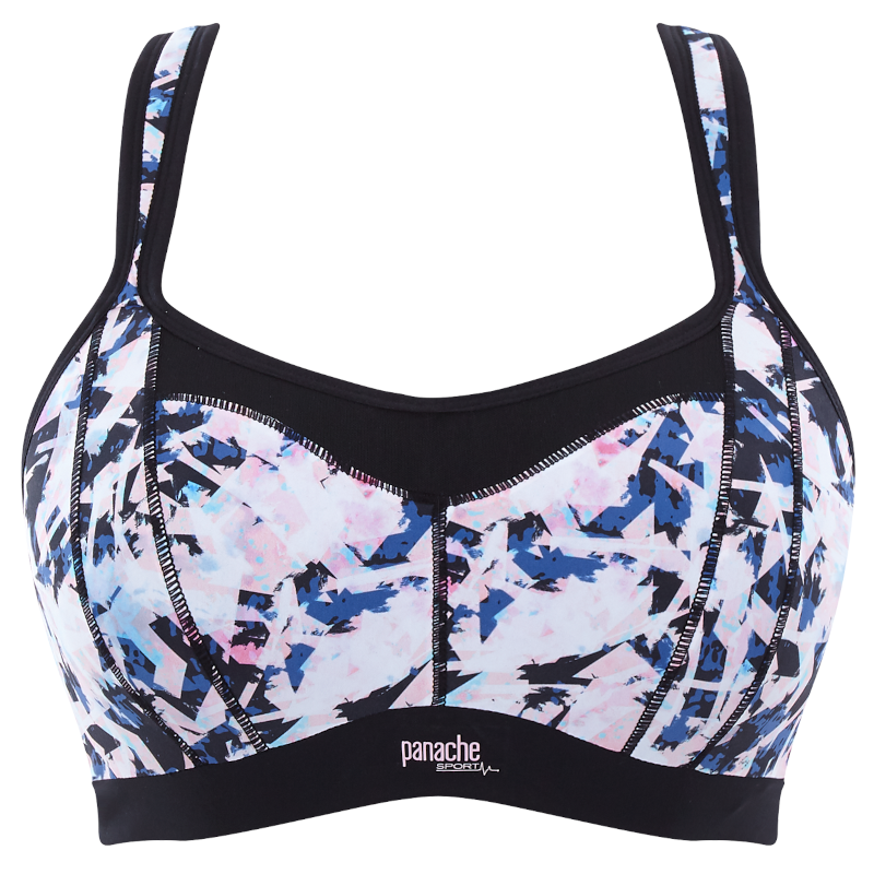 High Support Simple Sports Bra for Women Adjustable Straps Breathable Eco-Friendly Quick Dry 100% Cotton Fabric Secure Fit