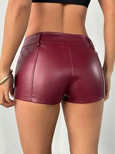 Factory Direct Custom Women <b>Latex</b> Leather <b>Bodysuit</b> and Mini Skirt Set Tight Fit PU Leather Clubwear Nightwear Party Outfit - Product Image 3