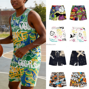 Nuevos pantalones cortos de malla de béisbol para jóvenes 2026 personalizados con estampado completo, de poliéster sublimado de doble capa, pantalones cortos deportivos de malla para baloncesto para niños - Product Image 5