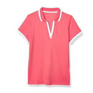 Camiseta Polo Deportiva de Manga Corta para Mujer, Ligera, 100% Algodón, Venta al por Mayor - Product Image 2