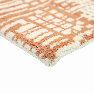 Tapis DECORDEC en laine, moderne, abstrait, à motif quadrillé croisé, antidérapant, écologique, tufté à la main, à poils épais, pour hôtel, salle de bain, salon - Product Image 6