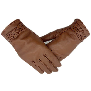 Gants en cuir de mouton tendance, très demandés, pour le travail, la conduite, les occasions décontractées et les soirées, confortables et unisexes - Product Image 1