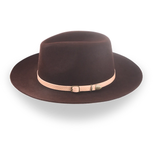 Chapeau de cowboy western en cuir pleine fleur à large bord, style Outback, durable, pour les voyages en plein air, unisexe, toutes saisons, USA Europe - Product Image 6