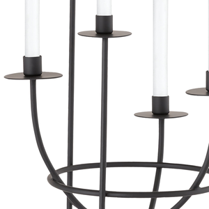 Elegante Portavelas de Hierro Ligero, Resistente al Calor, Duradero, Ecológico, Pieza de Decoración Elegante para el Hogar, Mesa de Comedor, Repisa - Product Image 2