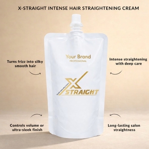 Crema Estilizadora Herbal de Alta Calidad y Fijación Fuerte, Ideal para Suavizar el Cabello, Perfecta para Peinar Cabello Lacio o Rizado, Marca Privada OEM/ODM - Product Image 5