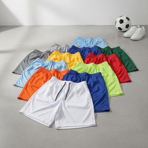 Shorts de sport amples pour hommes, taille haute élastique, en coton satiné pur, séchage rapide, respirants, grandes tailles, personnalisables - Product Image 3