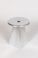 Meilleure Vente : Tabouret Bas en Aluminium, Assise Ronde, Quatre Pieds, Chaise Empilable Moderne pour Maison, Cuisine, Café, Hôtel, Utilisation Extérieure, Ensemble Décoratif, Nouveau