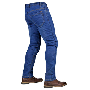 Pantalon en jean pour moto, léger, en tissu denim extensible, confortable et durable, idéal pour la conduite et le tourisme. - Product Image 3