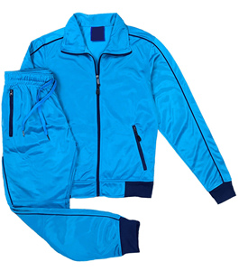 Survêtement pour homme, vêtements de sport respectueux de l'environnement, 100% polyester, tissu respirant, imprimé brodé, ceinture élastique - Product Image 4