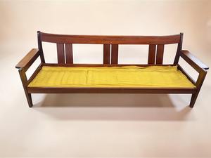 Luxury Tan Leather <b>Sofa</b> Three Seater Modern <b>Wooden</b> <b>Frame</b> Cushioned Seats Premium Living Room Furniture Eco-Friendly Transitional - Product Image 6