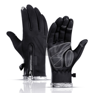 High Quality Lightweight Men's Running <b>Touch</b> <b>Screen</b> <b>Gloves</b> Customized Winter Sport Plain Breathable for Daily Outdoor Casual Use - Product Image 2