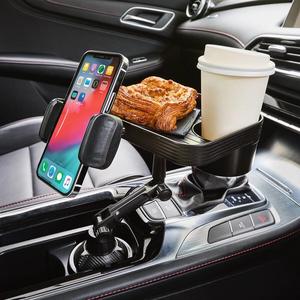 PRO LIFE Portavasos Universal para Coche con Soporte para Teléfono y Botella - Product Image 1
