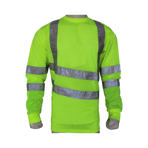 เสื้อเซฟตี้ผ้าโพลีเอสเตอร์แบบ100% เสื้อใส่ทำงานแบบส่วนตัว - Product Image 1