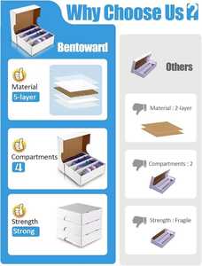 Boîte en carton pliable avec logo personnalisé pour le rangement et l'emballage de cartes à jouer - Product Image 3