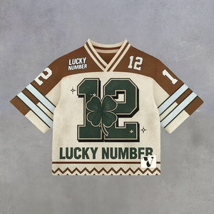 Camiseta Deportiva Corta Personalizada para Hombre, Estilo Vintage, para Fútbol, Baloncesto, Fútbol Americano, con Estampado Retro y Malla - Product Image 4