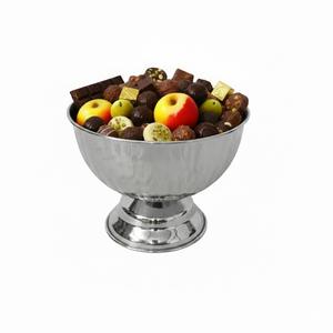 Tazón de Chocolate Artesanal Premium al por Mayor, Tazón Decorativo Plateado para Servir Postres, Dulces para Eventos, Excelente Precio - Product Image 6