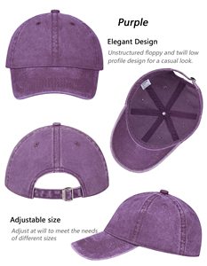 Gorra de Béisbol Minimalista Lisa, Ajustable, para Uso Diario, Deportiva e Informal, para Hombres, Mujeres y Adolescentes, para las Cuatro Estaciones - Product Image 2