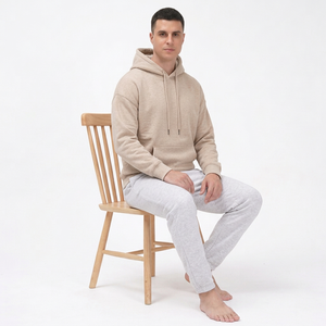 Mens Hooded Sweatshirt Manufacturer Cotton Fleece Private Label Custom Casual Streetwear OEM Apparel Supplier - Product Image 6