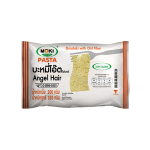 โมกิ ชิราทากิ เอ็นเจิลแฮร์พาสต้า ผสมใยข้าวโอ๊ต 200 กรัม บะหมี่แห้งแคลอรีต่ำ ผลิตในประเทศไทย - Product Image 1