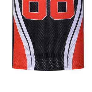 Maillot de football américain personnalisé en twill sublimé pour adulte, manches courtes, respirant, pour l'entraînement, vente en gros - Product Image 4