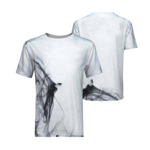 เสื้อยืดพิมพ์ลายผ้าฝ้าย 100% รับผลิตแบบ OEM ODM คุณภาพพรีเมียม ขายส่งจำนวนมาก ผลิตเสื้อผ้าแบบซับลิเมชั่นทรานเฟอร์พิมพ์ - Product Image 2