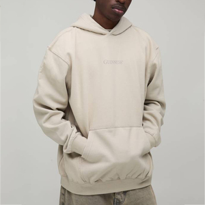 Men's <b>Custom</b> Screen Printing Pullover Hoodie Premium Cotton Fleece Casual Men's Sweatshirt With <b>Custom</b> Logo Supplier OEM - Product Image 1