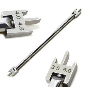 Jauge de hauteur pour bracket orthodontique dentaire, localisateur réglable et mobile, mesure de positionnement à ressort, médical, par Grip Surgical - Product Image 2