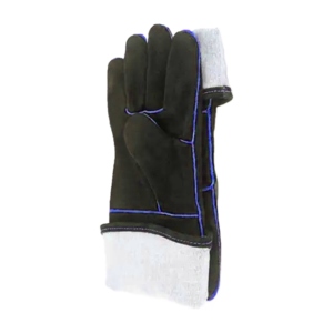 Gants de soudage en cuir de vachette pleine fleur, résistants à la chaleur, protection contre les étincelles et des brûlures, gants de sécurité pour la lutte contre les incendies - Product Image 6