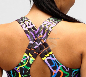 Soutien-gorge de sport pour femme de qualité supérieure, services OEM personnalisés, grande taille, respirant, réversible, maintien élevé, bretelles croisées, séchage rapide - Product Image 5